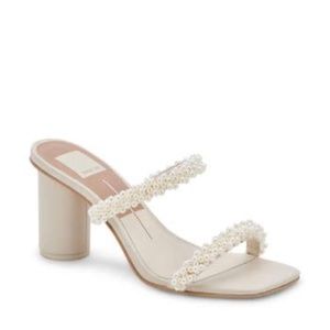 Dolce Vita Noel Vanilla Pearl Heels